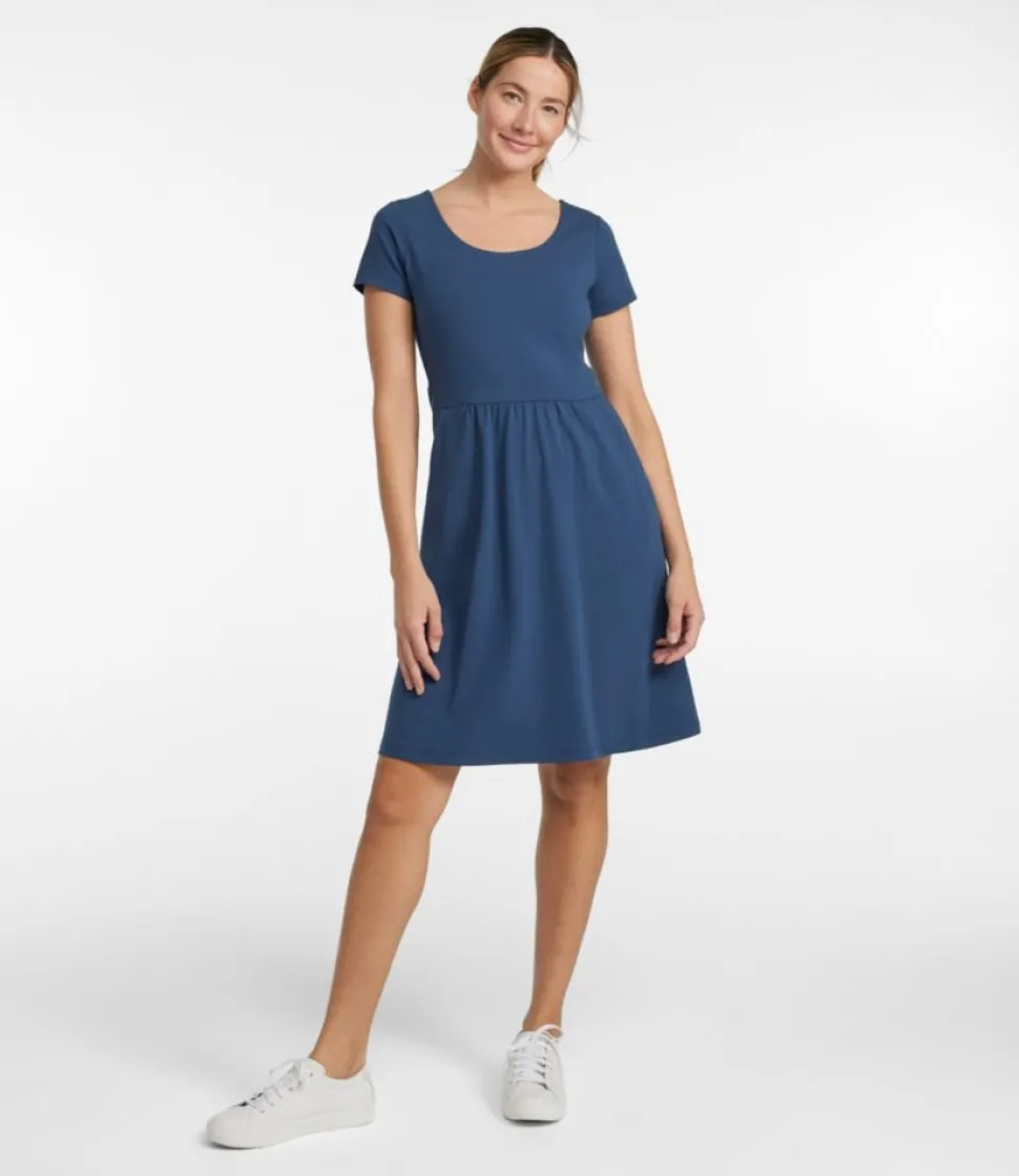 Best L.L.Bean "Women's Easy Cotton Fit-and-Flare Dress"