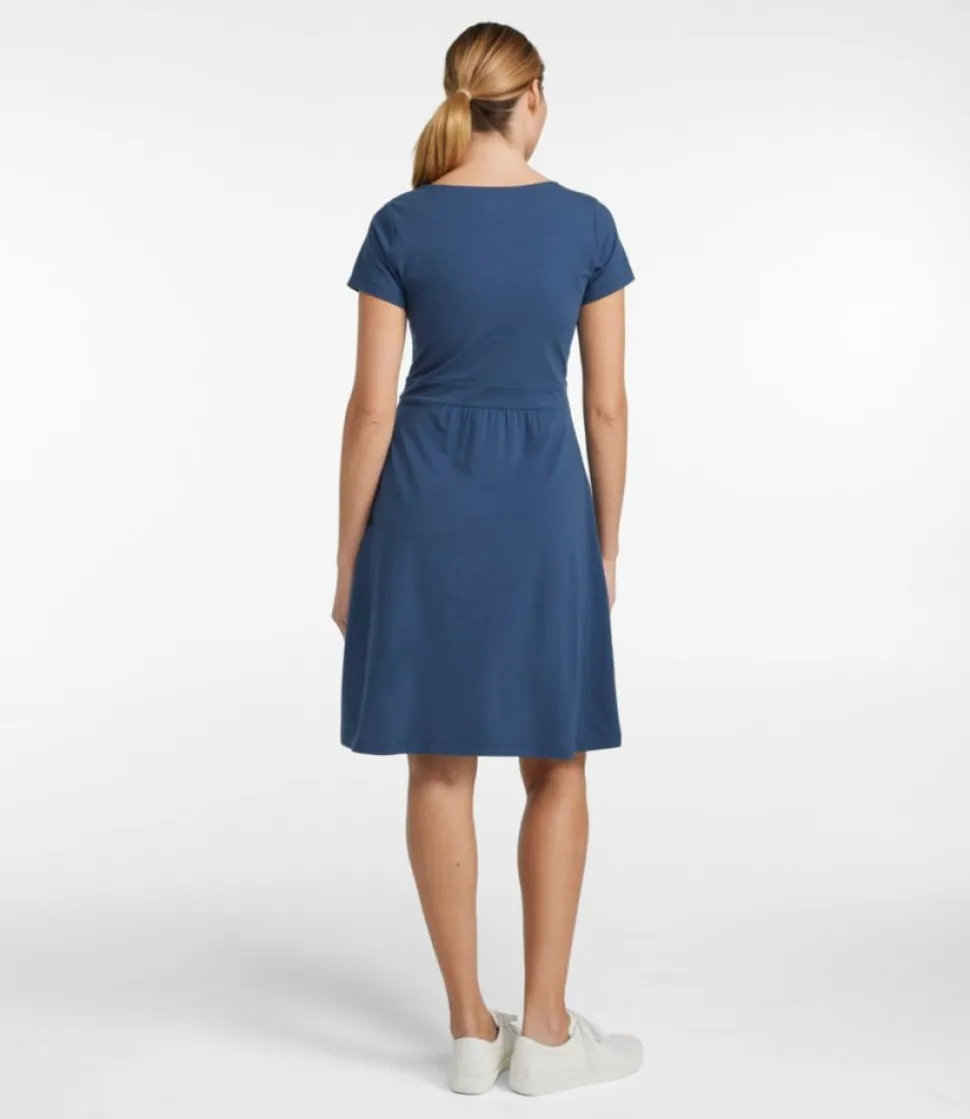 Best L.L.Bean "Women's Easy Cotton Fit-and-Flare Dress"