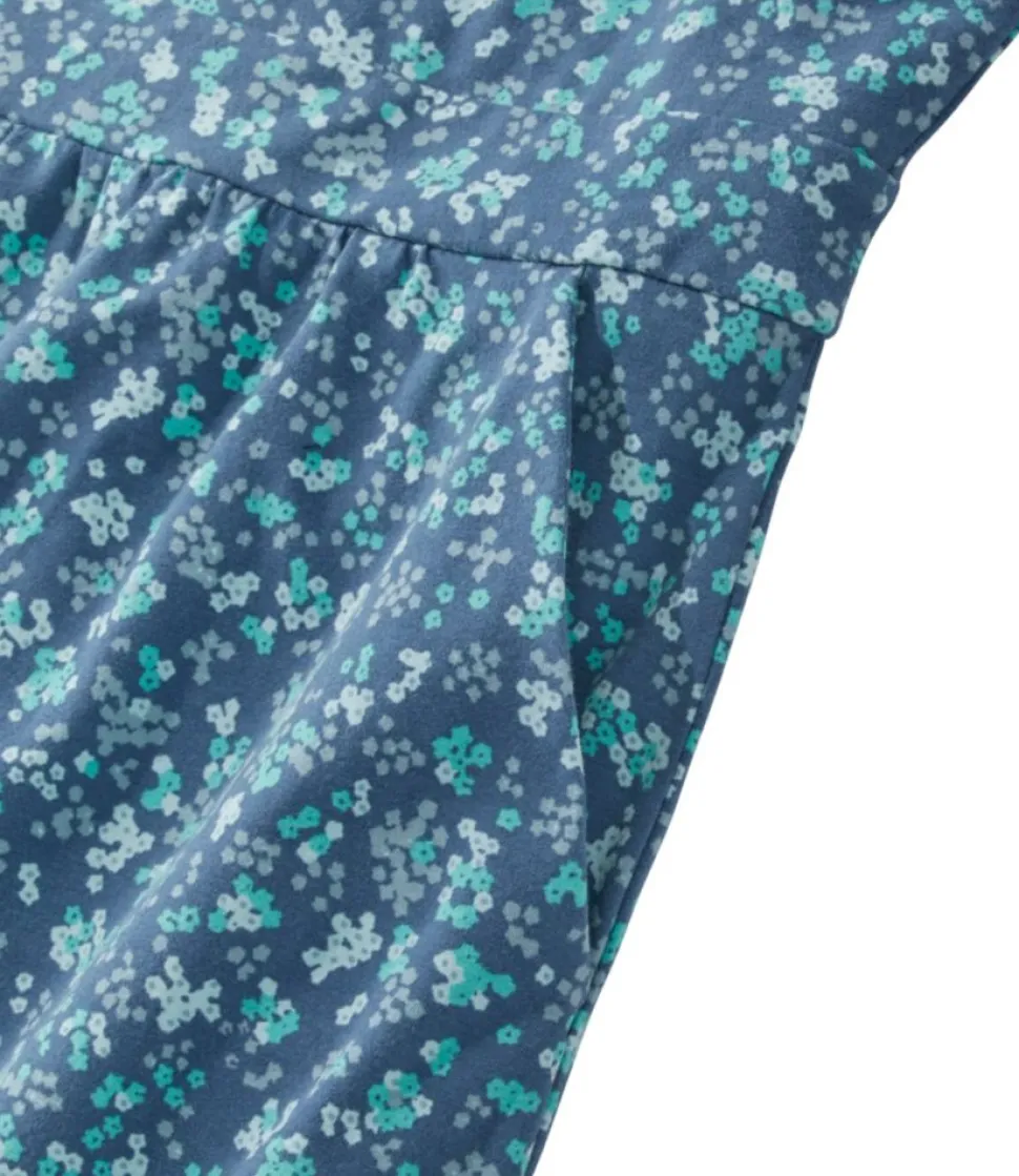 Best Sale L.L.Bean "Women's Easy Cotton Fit-and-Flare Dress, Pattern"