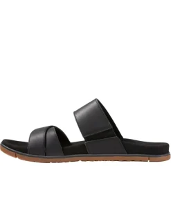 Hot L.L.Bean "Women's Go-Anywhere Strap Sandals, Leather" Black