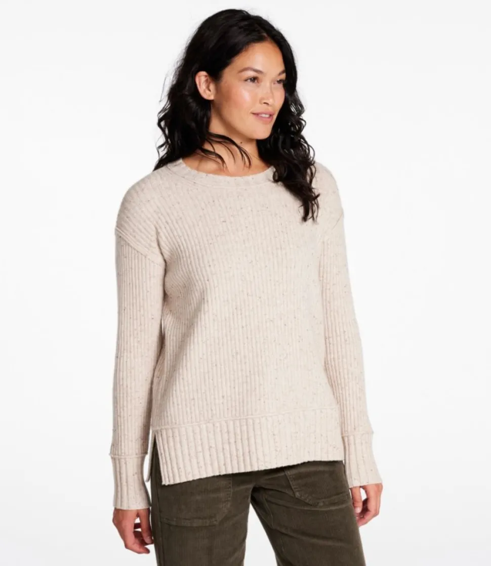 Cheap L.L.Bean "Women's Heritage Heirloom Wool/Cashmere Sweater, Crewneck"