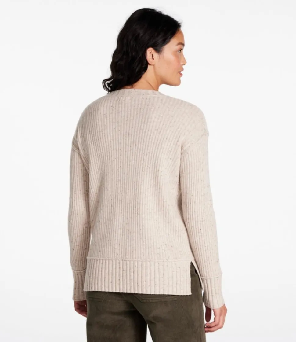 Cheap L.L.Bean "Women's Heritage Heirloom Wool/Cashmere Sweater, Crewneck"