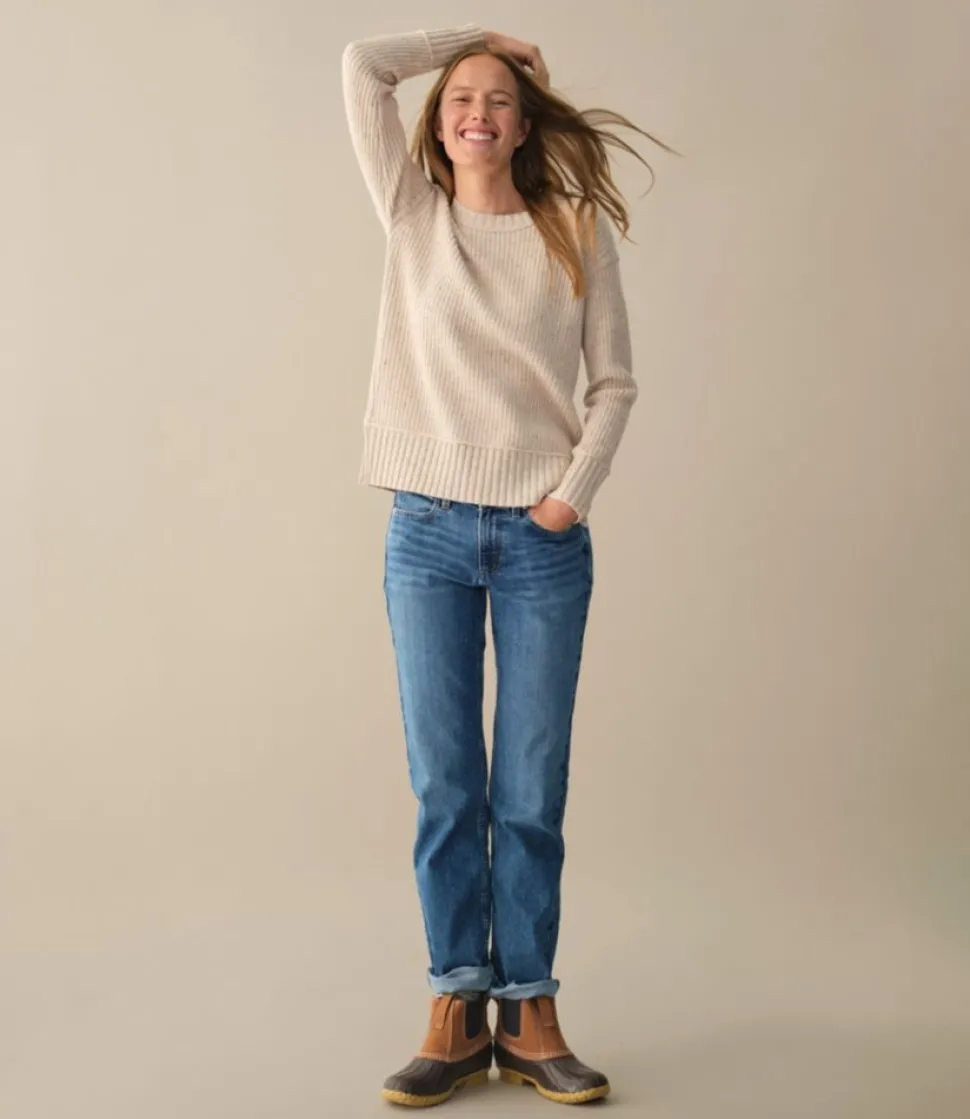 Cheap L.L.Bean "Women's Heritage Heirloom Wool/Cashmere Sweater, Crewneck"