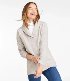 Store L.L.Bean "Women's Heritage Marled Fleece, Shawl Collar"