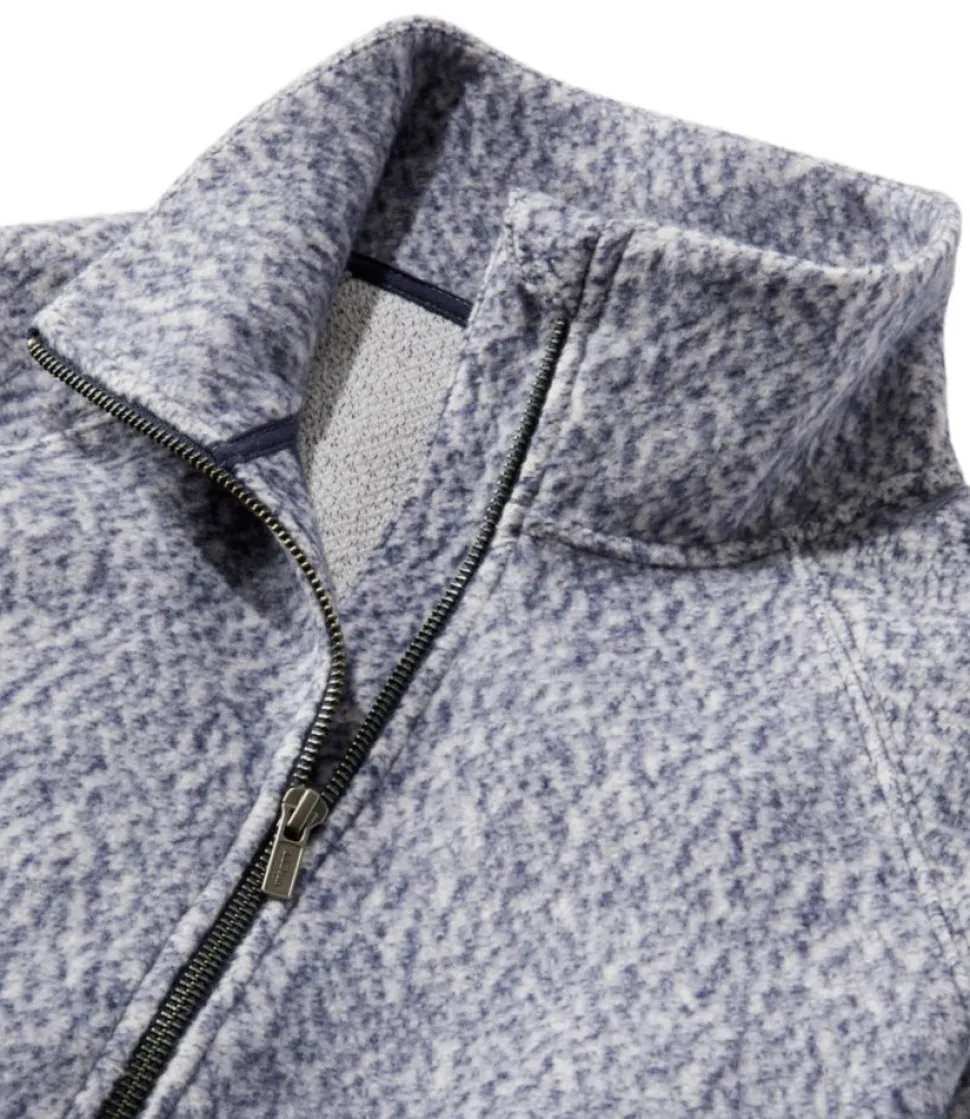 Online L.L.Bean "Women's Heritage Marled Fleece, Zip Cardigan"