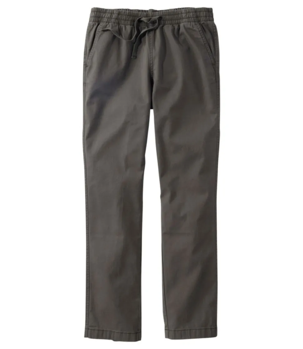 Fashion L.L.Bean "Women's Lakewashed Chino Pants, Mid-Rise Pull-On Ankle"