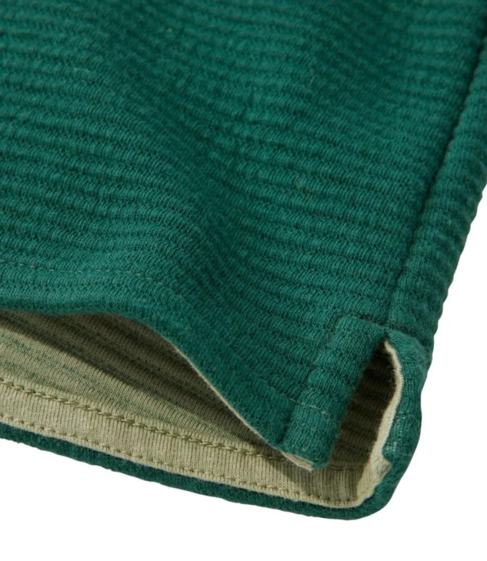 New L.L.Bean "Women's Lakewashed Double-Knit Quarter-Snap"
