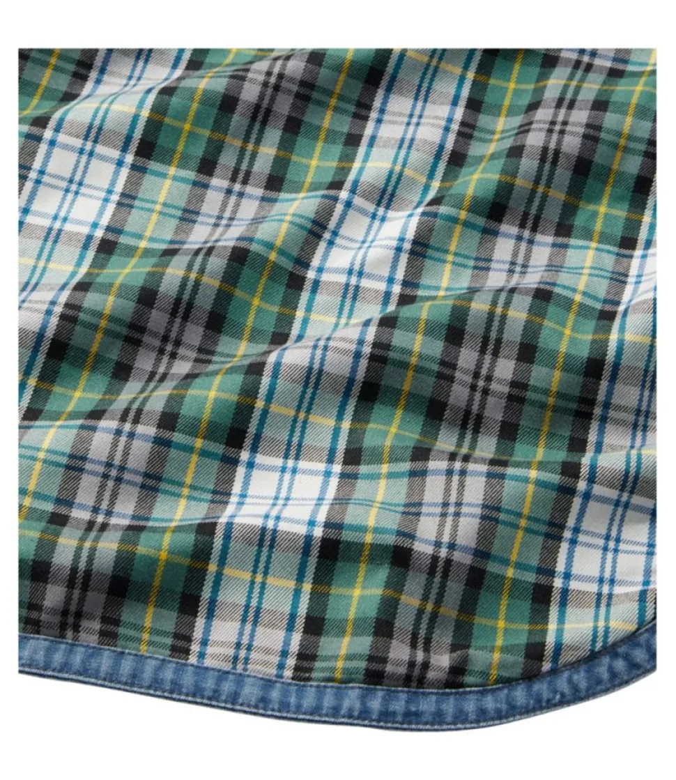 Cheap L.L.Bean "Women's L.L. Bean Heritage Washed Denim Shirt, Lined"