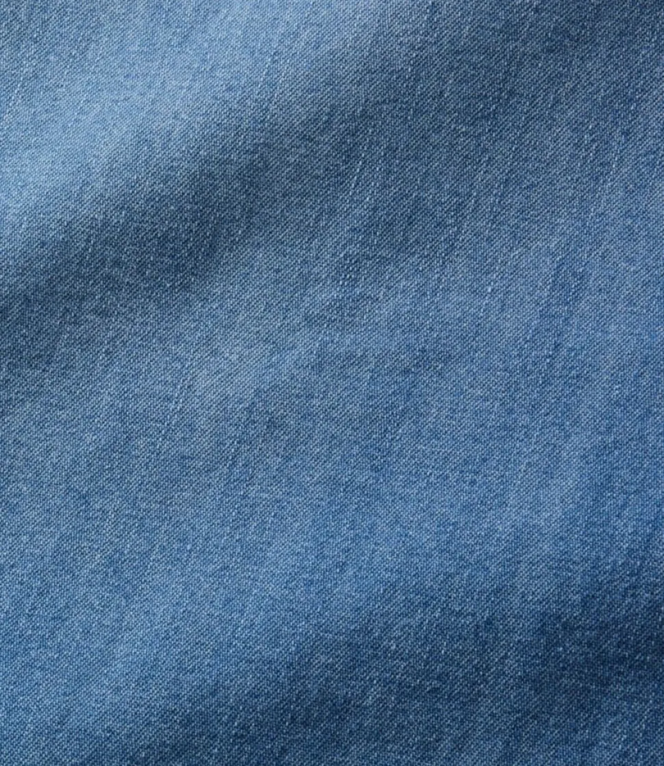 Discount L.L.Bean "Women's L.L. Bean Heritage Washed Denim Shirt Dress" MediumBlue