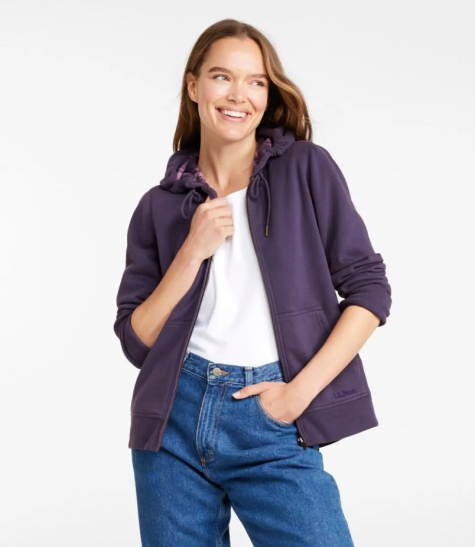 Cheap L.L.Bean "Women's 1912 Sweatshirt, Flannel-Lined Hoodie"