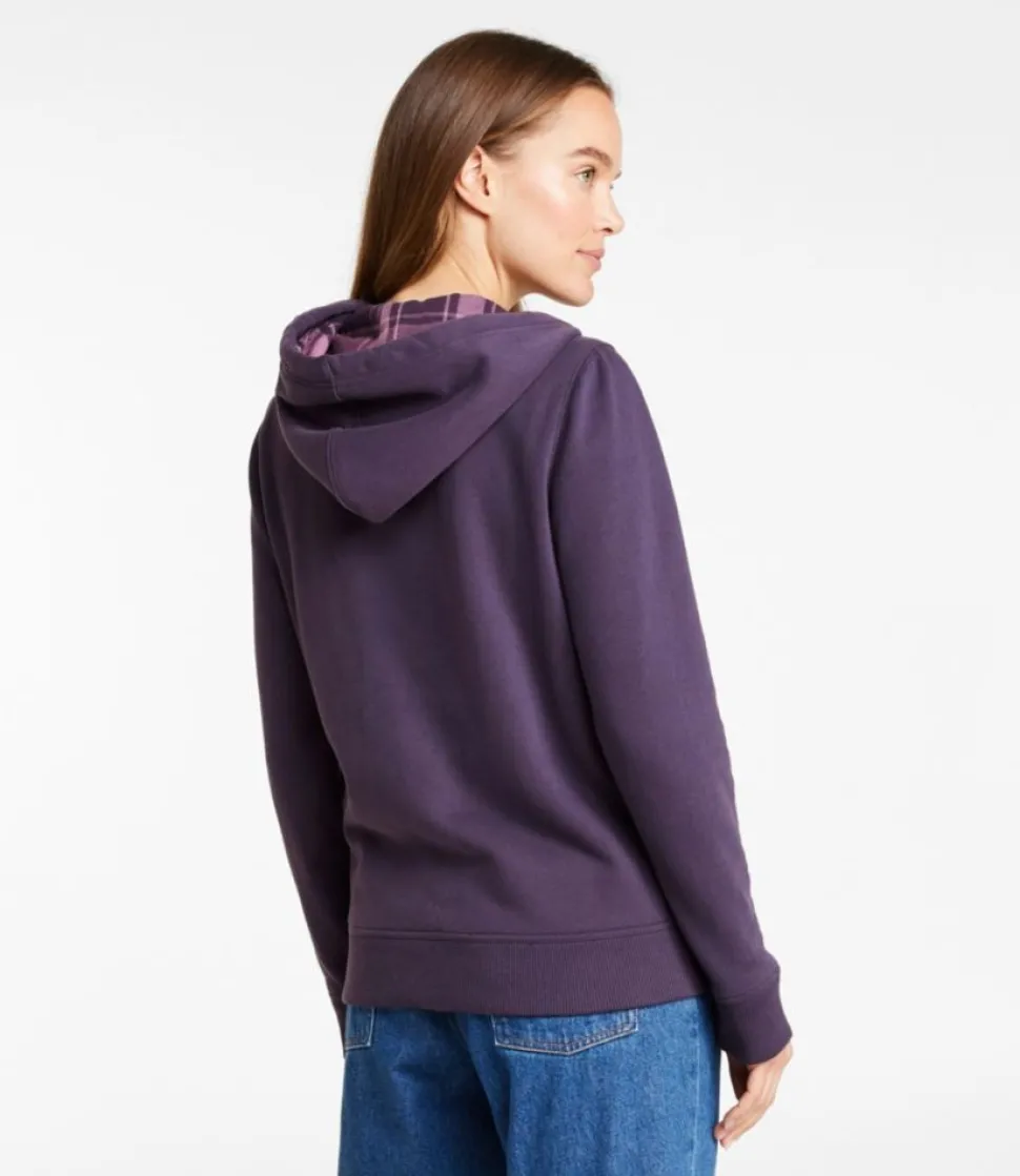 Cheap L.L.Bean "Women's 1912 Sweatshirt, Flannel-Lined Hoodie"