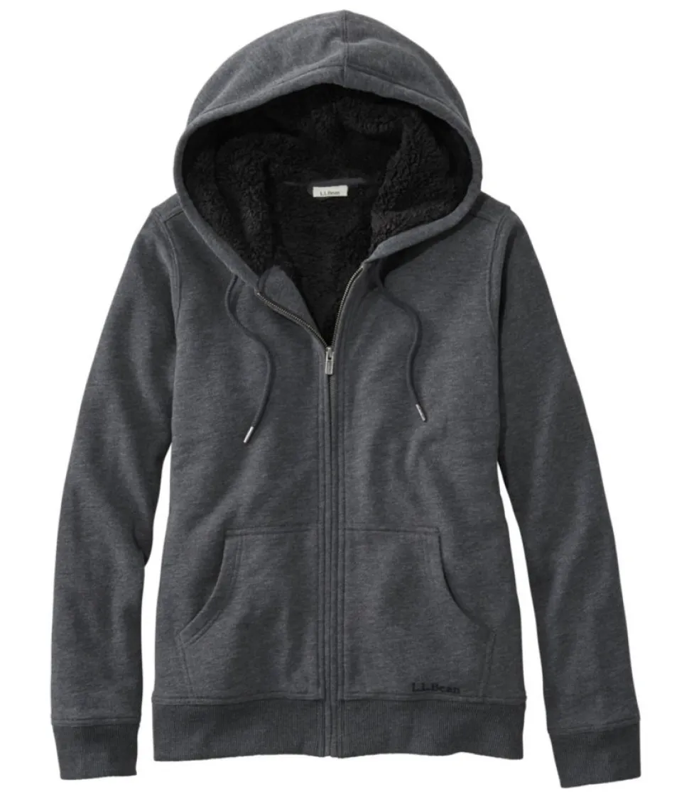 Hot L.L.Bean "Women's 1912 Sweatshirt, Sherpa-Lined Hoodie"