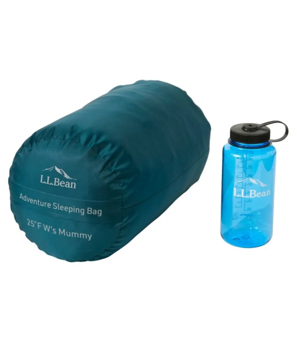 Shop L.L.Bean "Women's Adventure Sleeping Bag, 25° Mummy" DeepAdmiralBlue
