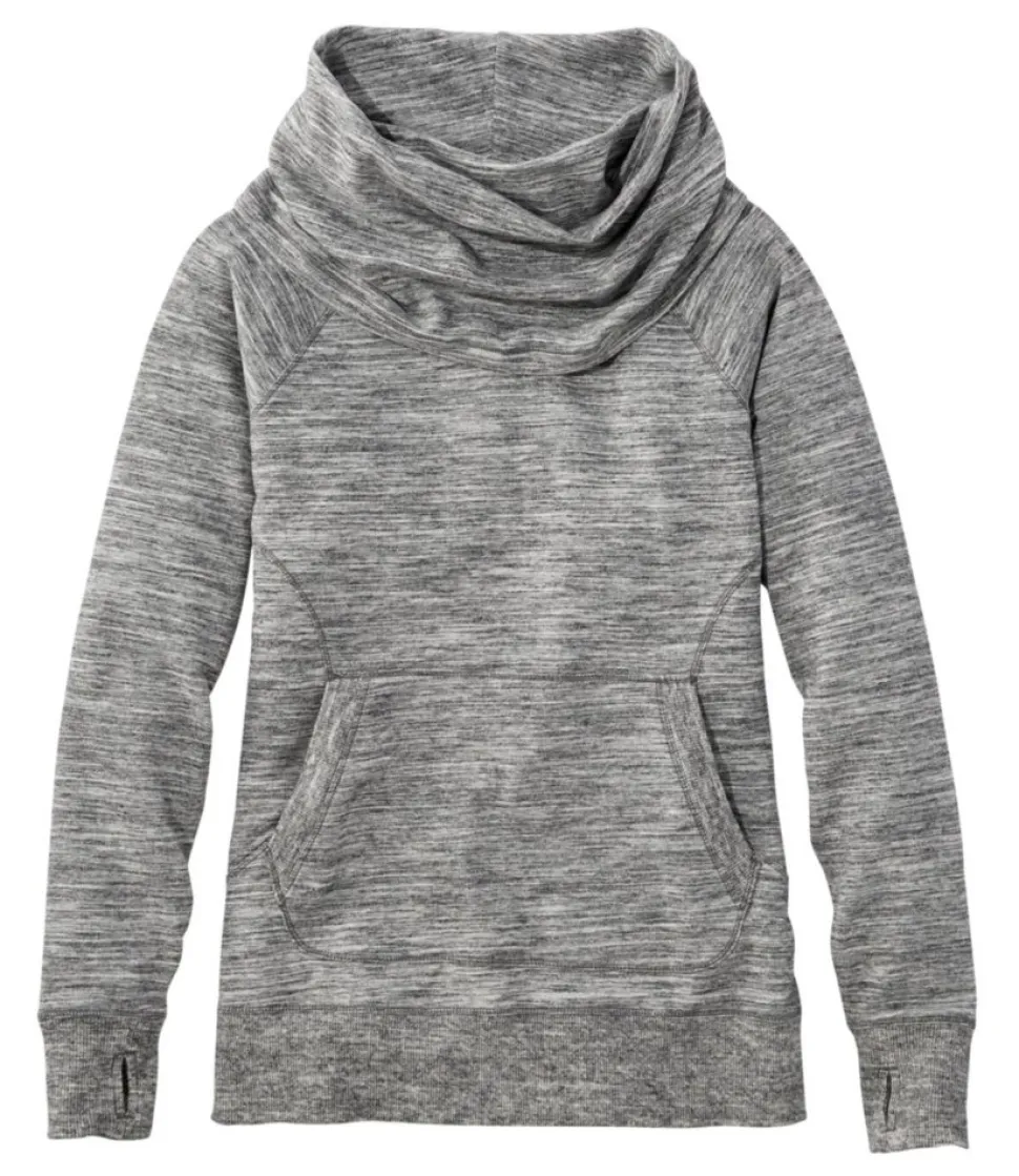 Clearance L.L.Bean "Women's Cozy Pullover, Marled" LightGrayMarl