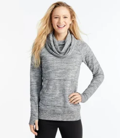 Clearance L.L.Bean "Women's Cozy Pullover, Marled" LightGrayMarl