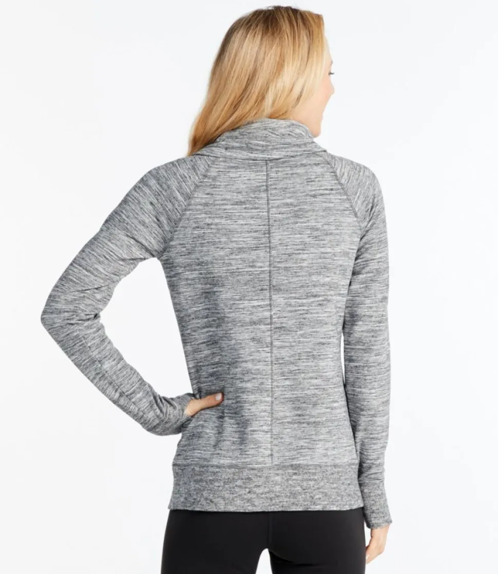Clearance L.L.Bean "Women's Cozy Pullover, Marled" LightGrayMarl