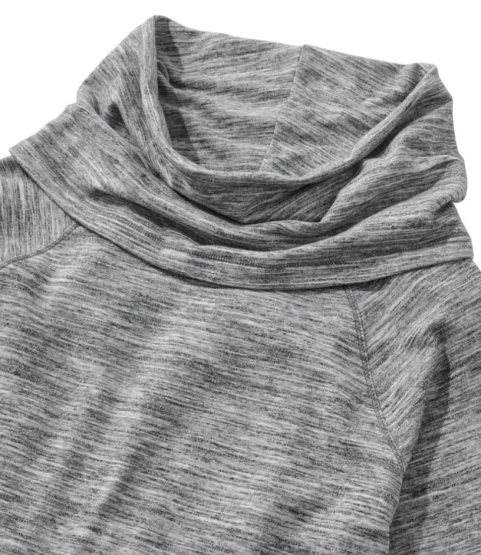 Clearance L.L.Bean "Women's Cozy Pullover, Marled" LightGrayMarl