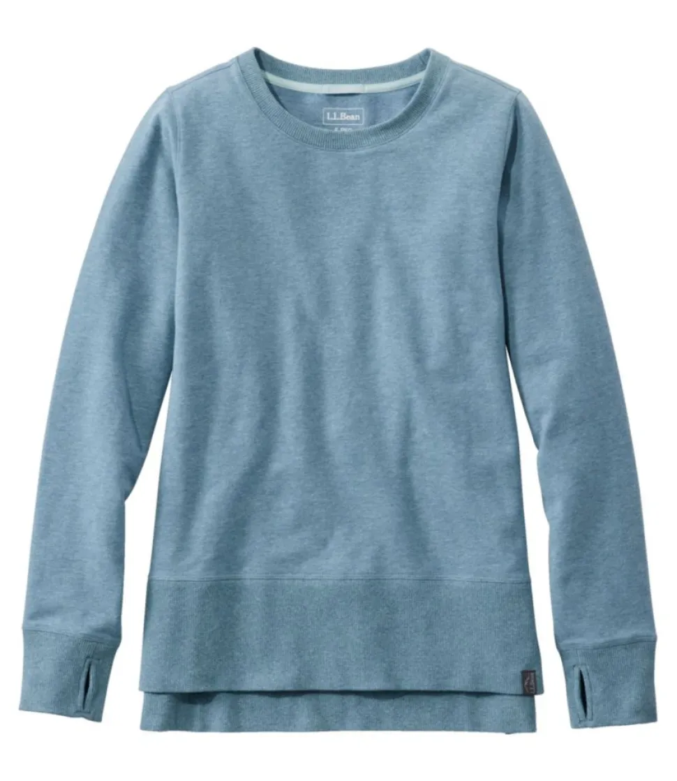 Hot L.L.Bean "Women's Cozy Sweatshirt, Split-Hem"