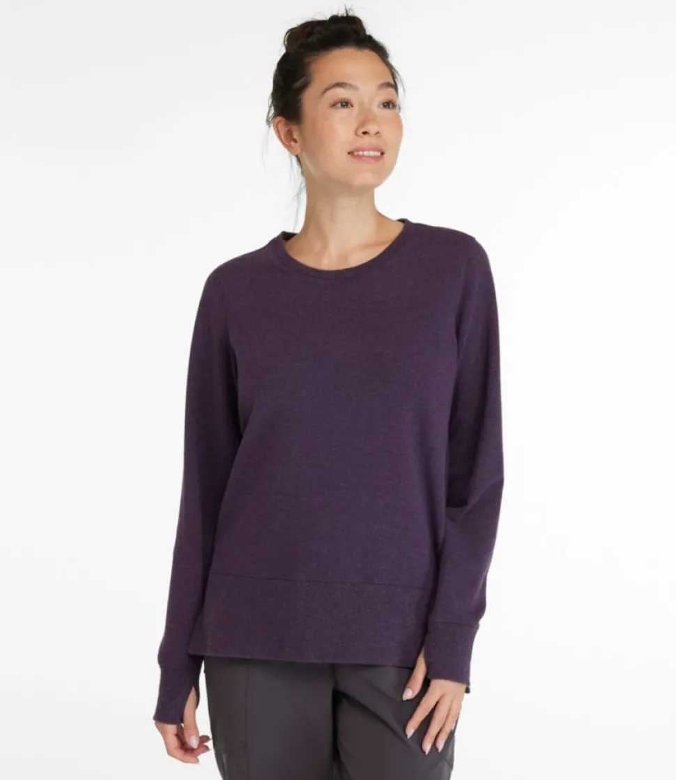 Hot L.L.Bean "Women's Cozy Sweatshirt, Split-Hem"