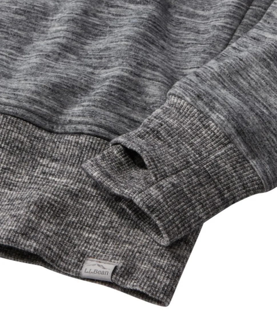 Store L.L.Bean "Women's Cozy Sweatshirt, Full-Zip Marled" LightGrayMarl