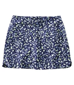 Outlet L.L.Bean "Women's Everyday Performance Skort, Print" DarkestNavyPetalMulti