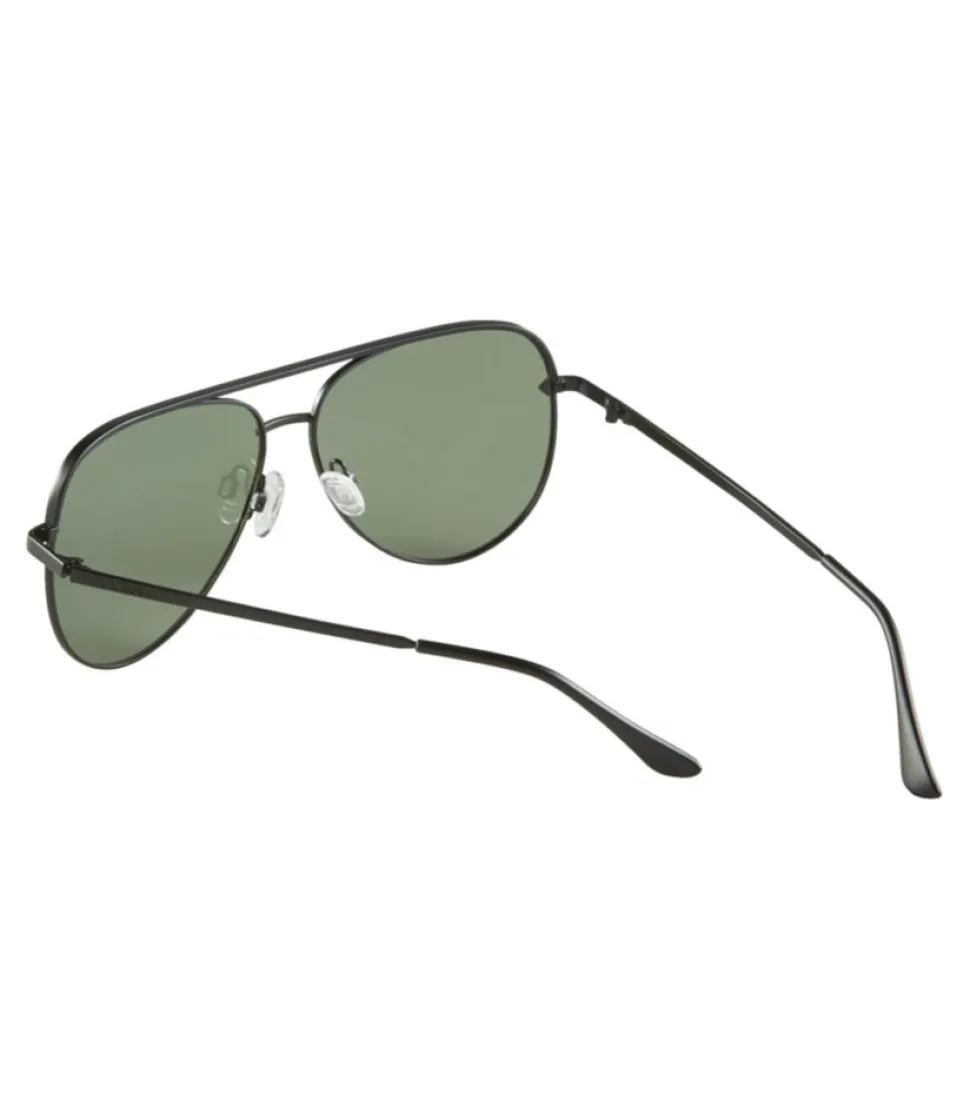 Fashion L.L.Bean "Women's Hampton Polarized Sunglasses" ShinyBlack/Smoke