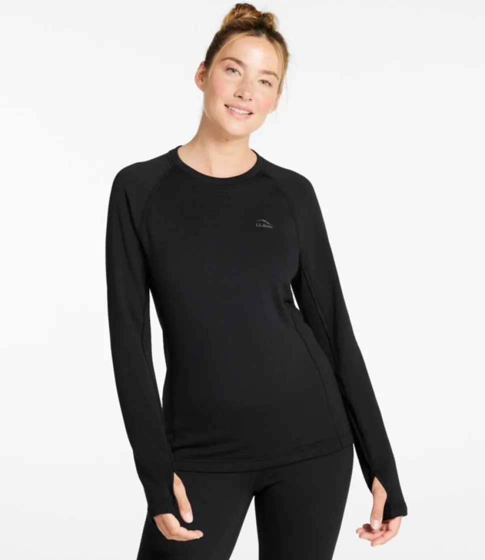 Fashion L.L.Bean "Women's Heavyweight Base Layer Crew Top"