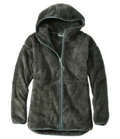 Hot L.L.Bean "Women's Hi-Pile Fleece Jacket, Long Hooded"
