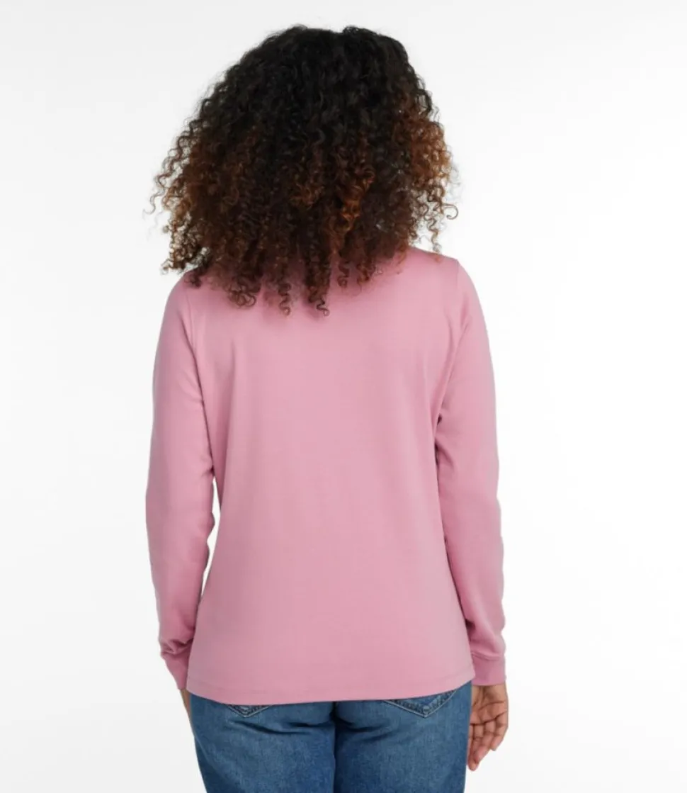 Store L.L.Bean "Women's Interlock Mock-Turtleneck, Long-Sleeve"