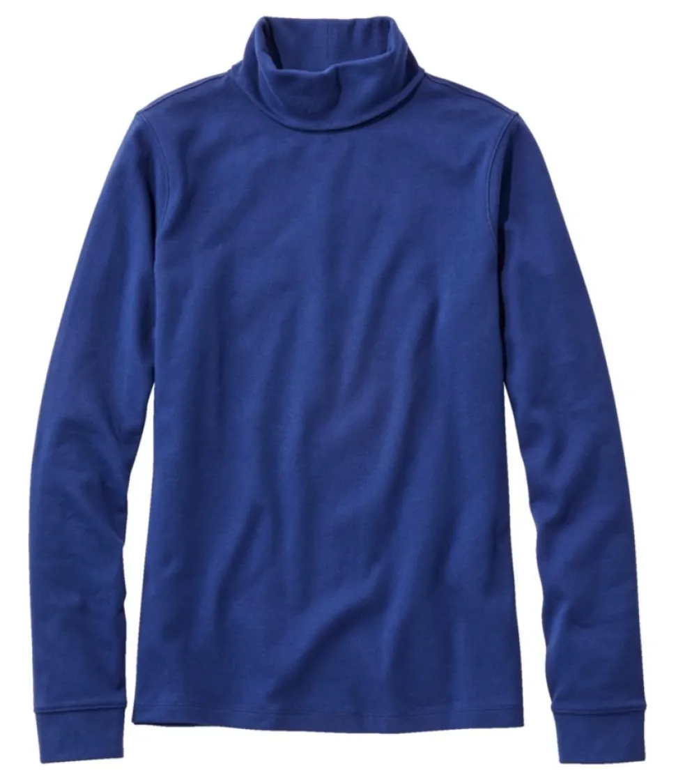 Hot L.L.Bean "Women's Interlock Turtleneck, Long-Sleeve"