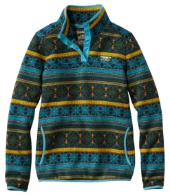 Cheap L.L.Bean "Women's Sweater Fleece Pullover, Print"