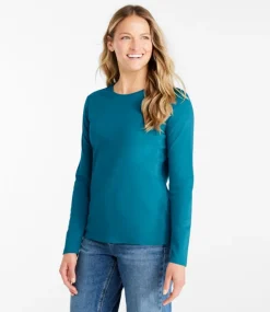 Discount L.L.Bean "Women's Tee, Long-Sleeve Crewneck"