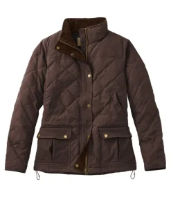 Best Sale L.L.Bean "Women's Upcountry Waxed-Cotton Down Jacket"