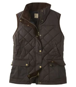 Cheap L.L.Bean "Women's Upcountry Waxed Cotton Down Vest"