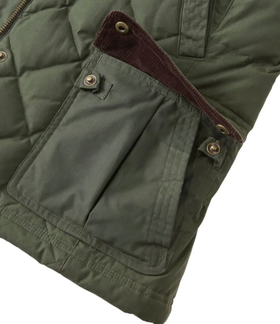 Cheap L.L.Bean "Women's Upcountry Waxed Cotton Down Vest"