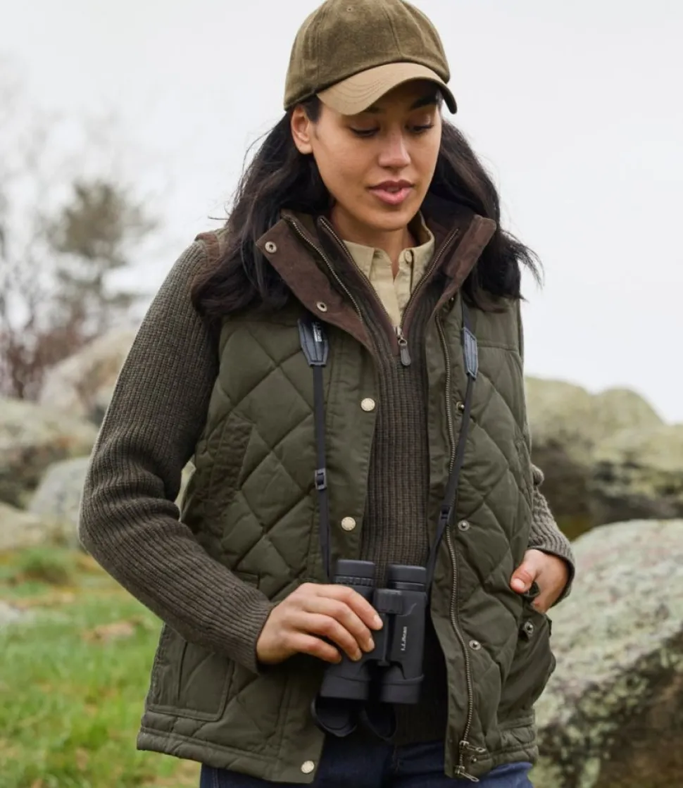 Cheap L.L.Bean "Women's Upcountry Waxed Cotton Down Vest"
