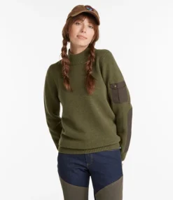 Clearance L.L.Bean "Women's Maine Guide Mock Crew Sweater"