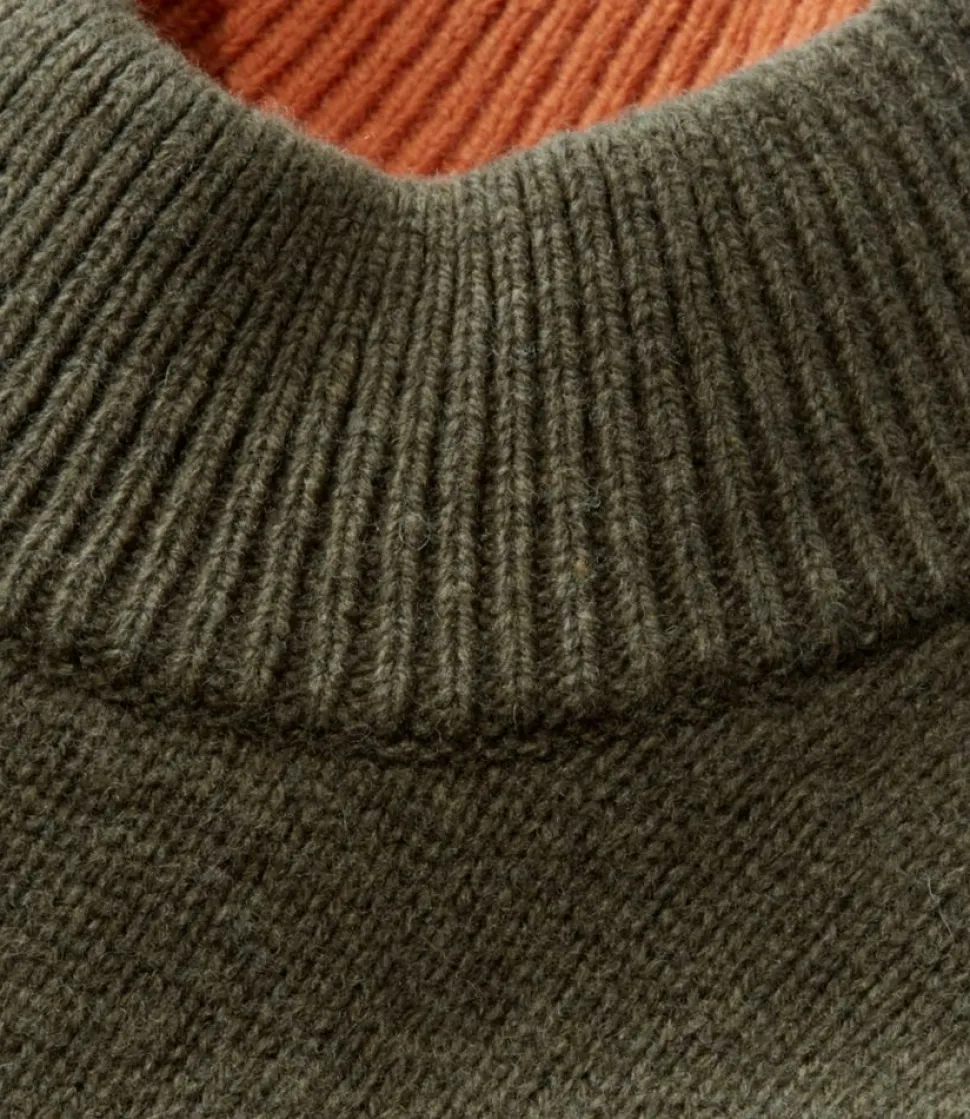 Clearance L.L.Bean "Women's Maine Guide Mock Crew Sweater"