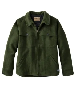Best L.L.Bean "Women's Maine Guide Zip Front Jac-Shirt with Primaloft" Loden