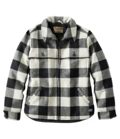 Best L.L.Bean "Women's Maine Guide Zip Front Jac-Shirt with Primaloft, Plaid"