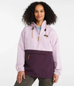 New L.L.Bean "Women's Mountain Classic Anorak, Colorblock"