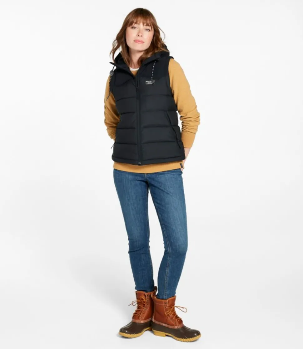 Cheap L.L.Bean "Women's Mountain Classic Hooded Down Vest"