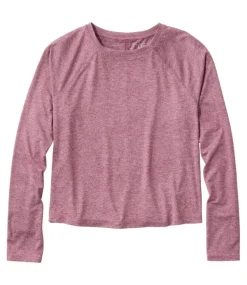 Cheap L.L.Bean "Women's Movement Essential Tee, Long-Sleeve Cropped"