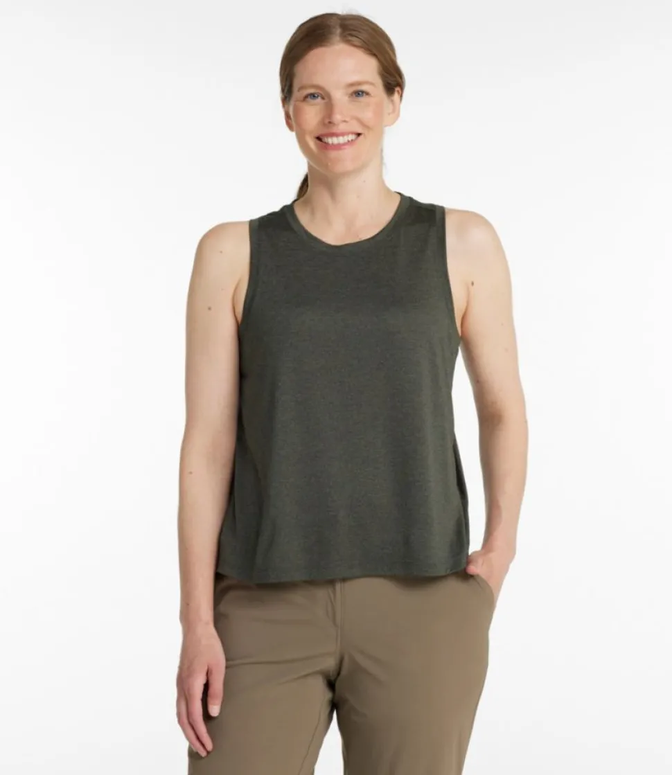 Clearance L.L.Bean "Women's Movement Essential Tank, Cropped"