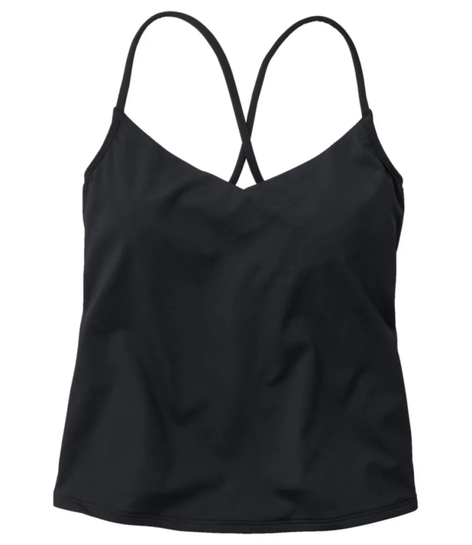 Best L.L.Bean "Women's New Currents Swimwear, V-Neck Tankini Top" Black