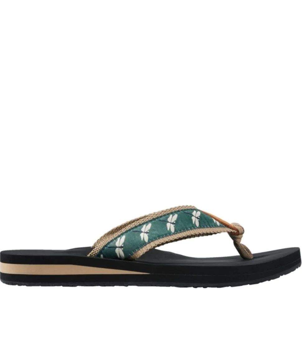 Shop L.L.Bean "Women's Original Maine Isle Flip-Flops, Motif"