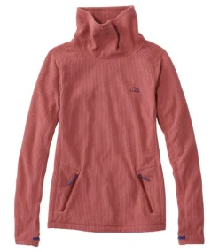 Discount L.L.Bean "Women's Pathfinder Performance Fleece Pullover, Funnelneck" Rosewood/BurntMahogany