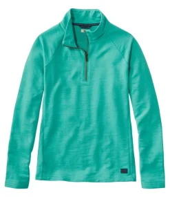 Best Sale L.L.Bean "Women's Peaks Island Quarter-Zip Pullover"