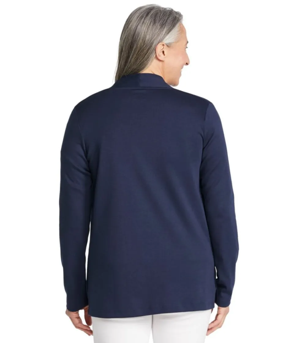 Cheap L.L.Bean "Women's Pima Cotton Open Cardigan, With Pockets"