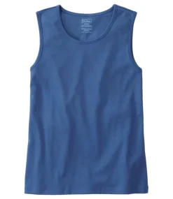 Online L.L.Bean "Women's Pima Cotton Tee, Shell"